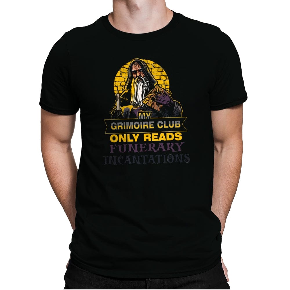 The Book Club - Mens Premium T-Shirts RIPT Apparel Small / Black