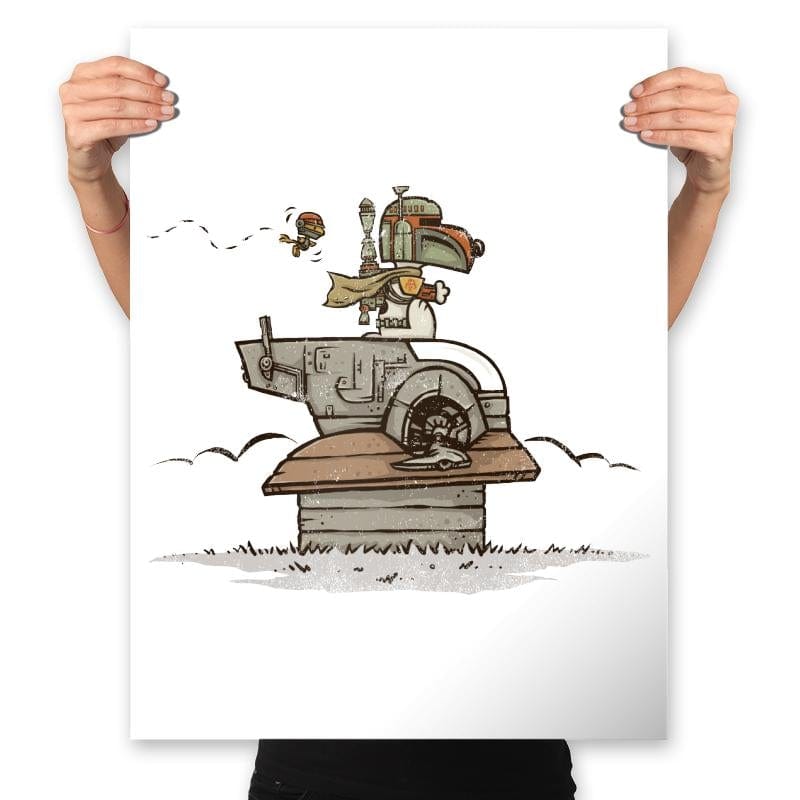 The Book of Boba Fetch - Prints Posters RIPT Apparel 18x24 / White