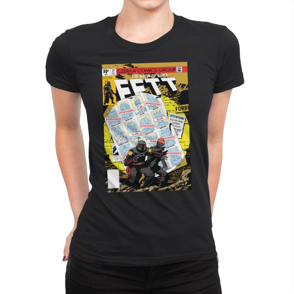 The Book of Boba Fett - Womens Premium T-Shirts RIPT Apparel Small / Black