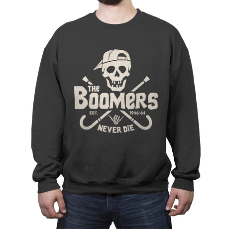 The Boomers - Crew Neck Sweatshirt Crew Neck Sweatshirt RIPT Apparel Small / Charcoal