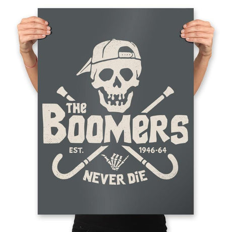 The Boomers - Prints Posters RIPT Apparel 18x24 / Charcoal