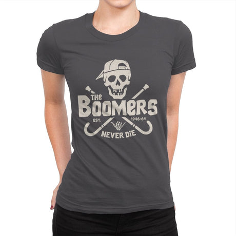 The Boomers - Womens Premium T-Shirts RIPT Apparel Small / Heavy Metal