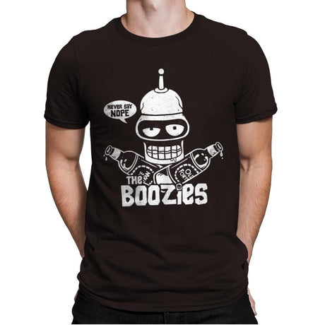 The Boozies - Mens Premium T-Shirts RIPT Apparel Small / Dark Chocolate