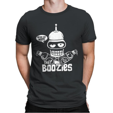 The Boozies - Mens Premium T-Shirts RIPT Apparel Small / Heavy Metal