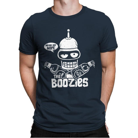 The Boozies - Mens Premium T-Shirts RIPT Apparel Small / Indigo