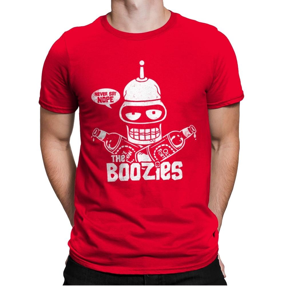 The Boozies - Mens Premium T-Shirts RIPT Apparel Small / Red