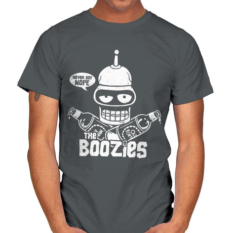 The Boozies - Mens T-Shirts RIPT Apparel Small / Charcoal