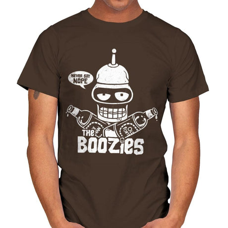 The Boozies - Mens T-Shirts RIPT Apparel Small / Dark Chocolate
