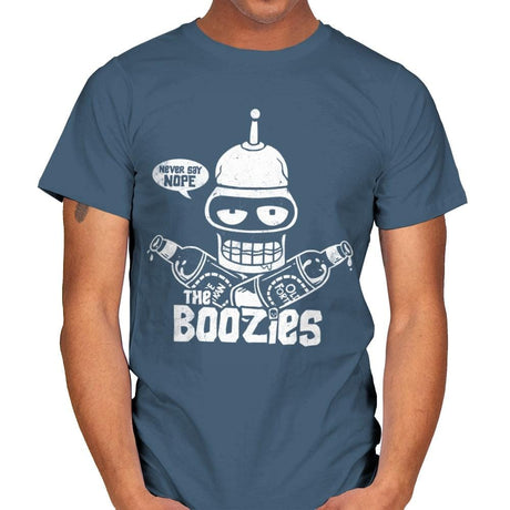 The Boozies - Mens T-Shirts RIPT Apparel Small / Indigo Blue