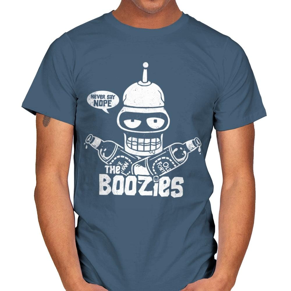 The Boozies - Mens T-Shirts RIPT Apparel Small / Indigo Blue