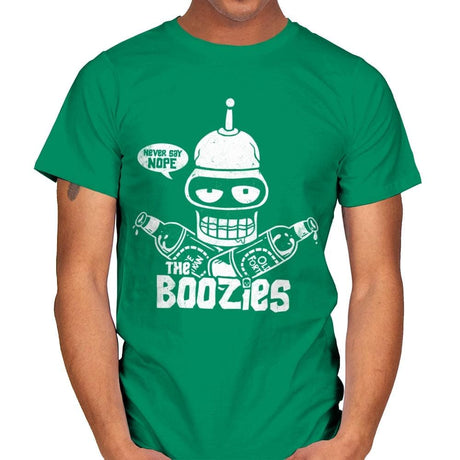 The Boozies - Mens T-Shirts RIPT Apparel Small / Kelly Green