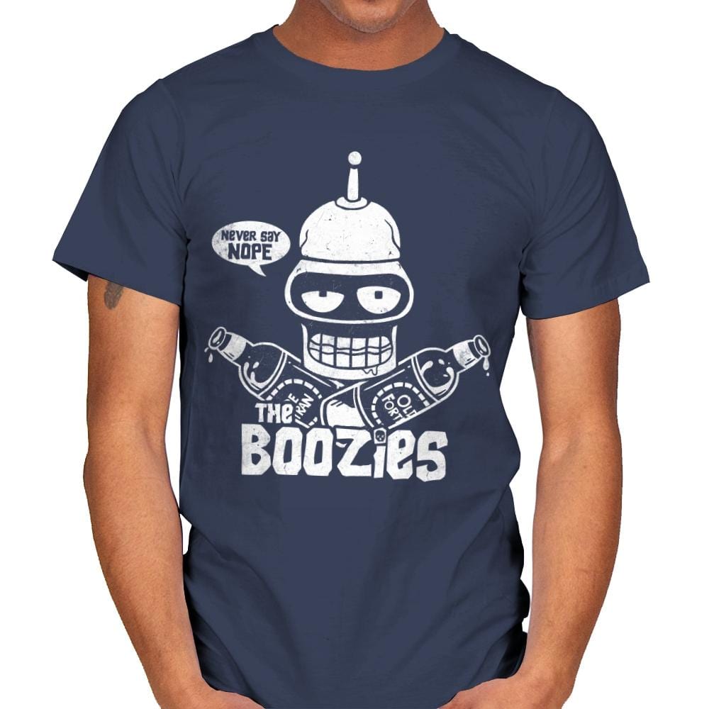 The Boozies - Mens T-Shirts RIPT Apparel Small / Navy