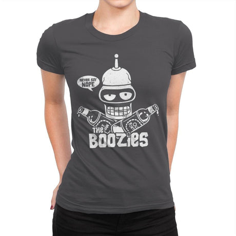 The Boozies - Womens Premium T-Shirts RIPT Apparel Small / Heavy Metal