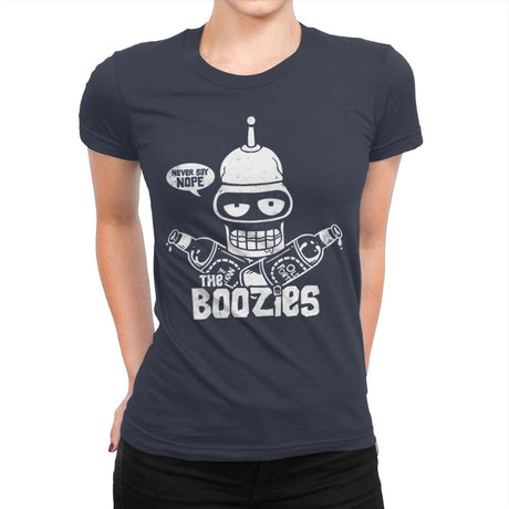 The Boozies - Womens Premium T-Shirts RIPT Apparel Small / Indigo