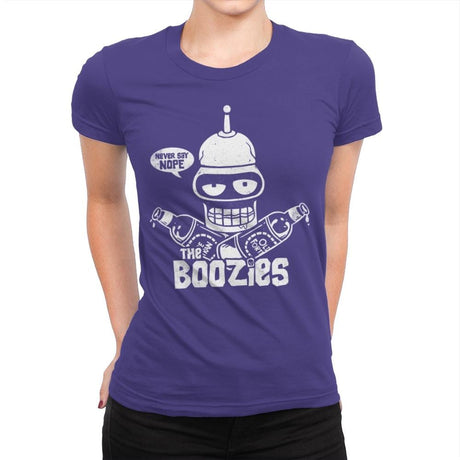The Boozies - Womens Premium T-Shirts RIPT Apparel Small / Purple Rush