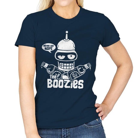 The Boozies - Womens T-Shirts RIPT Apparel Small / Navy