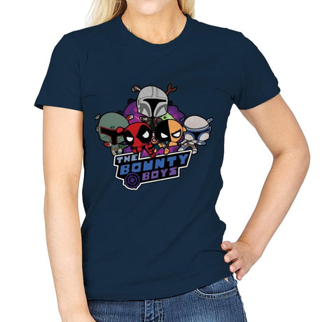 The Bounty Boys - Womens T-Shirts RIPT Apparel Small / Navy