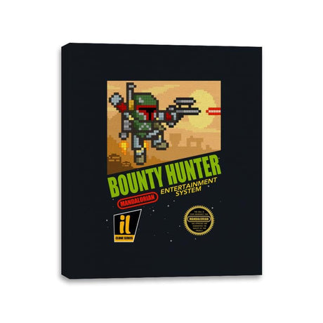 The Bounty Hunter - Canvas Wraps Canvas Wraps RIPT Apparel 11x14 / Black