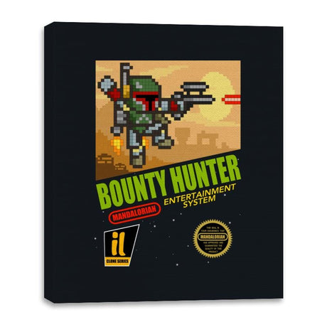 The Bounty Hunter - Canvas Wraps Canvas Wraps RIPT Apparel 16x20 / Black