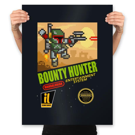 The Bounty Hunter - Prints Posters RIPT Apparel 18x24 / Black