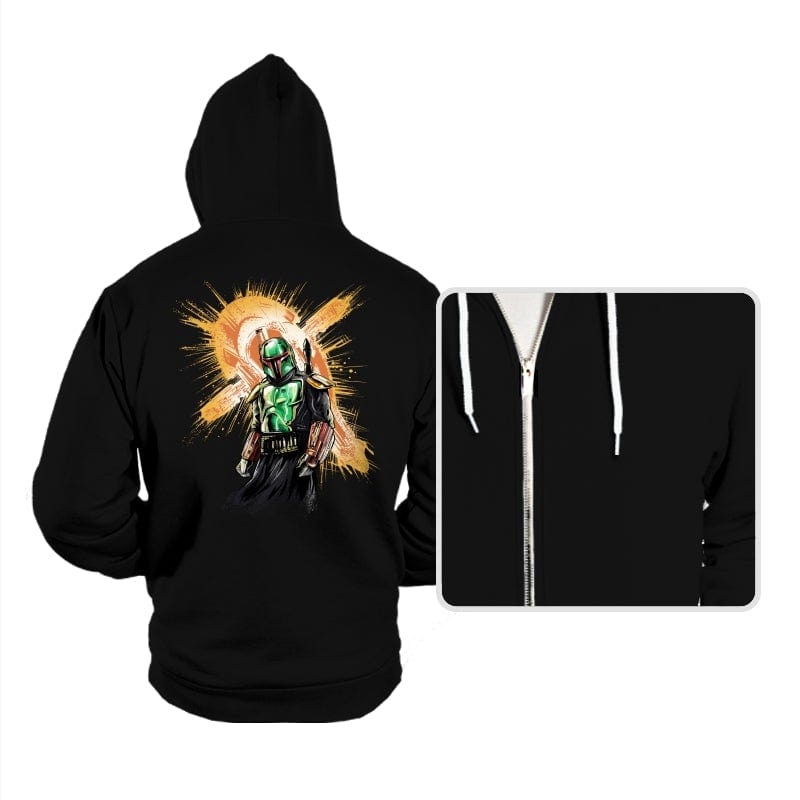 The Bounty Hunter Rises - Hoodies Hoodies RIPT Apparel Small / Black