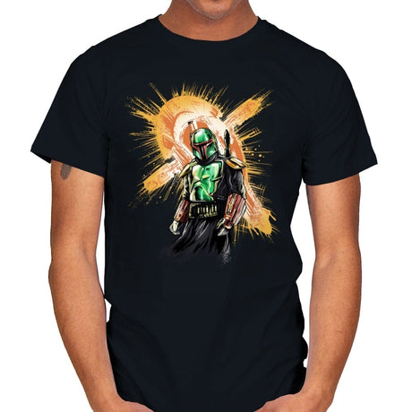 The Bounty Hunter Rises - Mens T-Shirts RIPT Apparel Small / Black