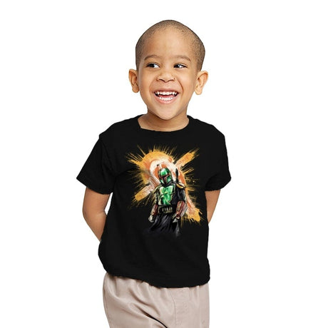 The Bounty Hunter Rises - Youth T-Shirts RIPT Apparel X-small / Black