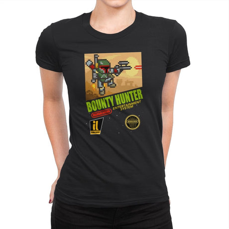 The Bounty Hunter - Womens Premium T-Shirts RIPT Apparel Small / Black