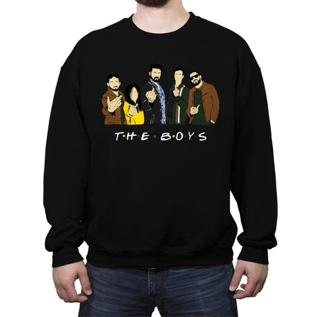 The Boys - Crew Neck Sweatshirt Crew Neck Sweatshirt RIPT Apparel Small / Black