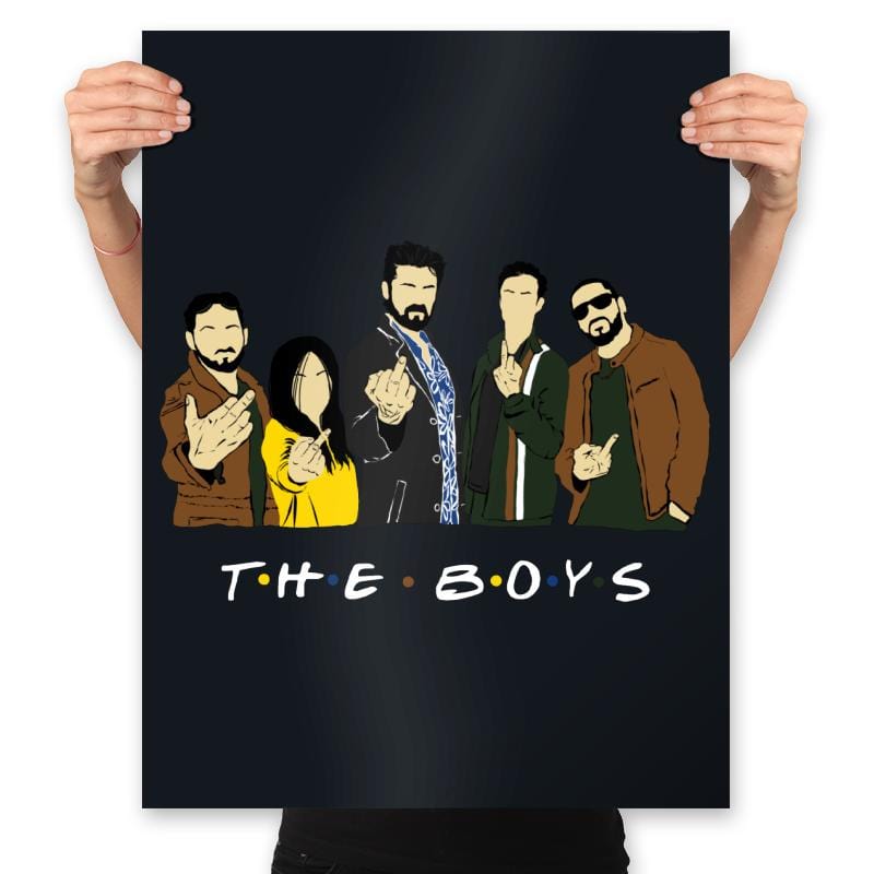 The Boys - Prints Posters RIPT Apparel 18x24 / Black