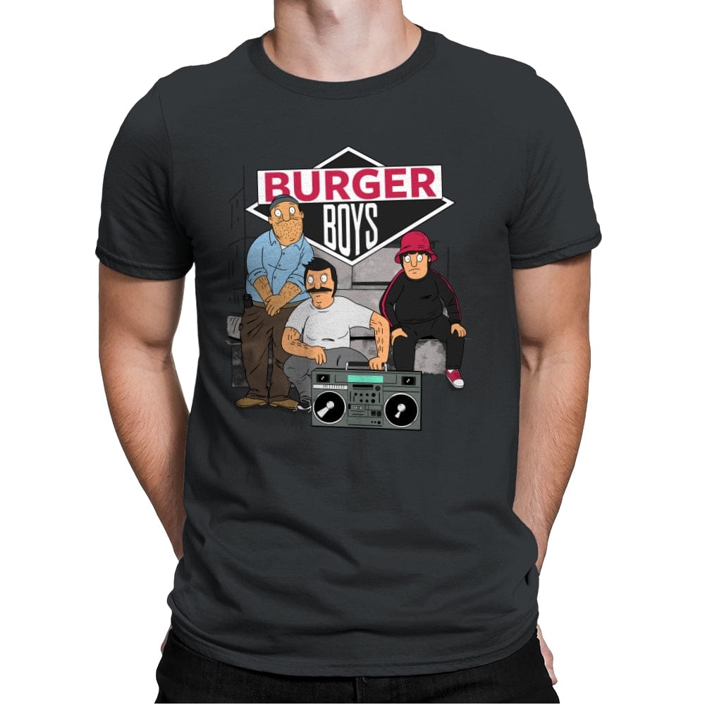 The Burger Boys - Mens Premium T-Shirts RIPT Apparel Small / Heavy Metal