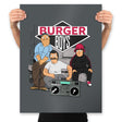 The Burger Boys - Prints Posters RIPT Apparel 18x24 / Charcoal