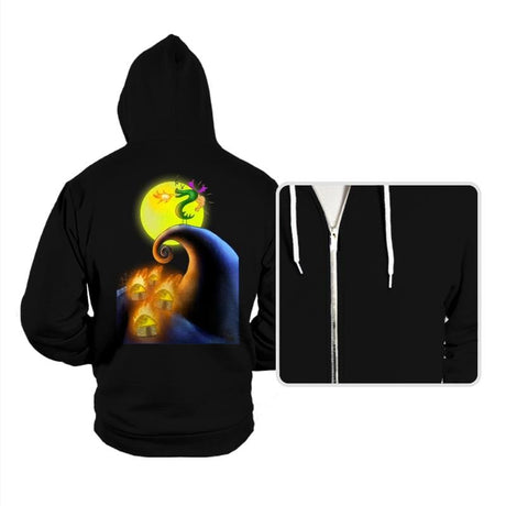 The Burnination Before Christmas - Hoodies Hoodies RIPT Apparel Small / Black