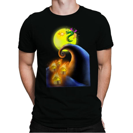 The Burnination Before Christmas - Mens Premium T-Shirts RIPT Apparel Small / Black