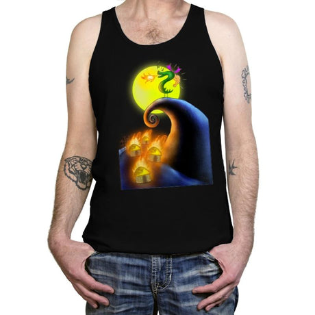 The Burnination Before Christmas - Tanktop Tanktop RIPT Apparel X-Small / Black