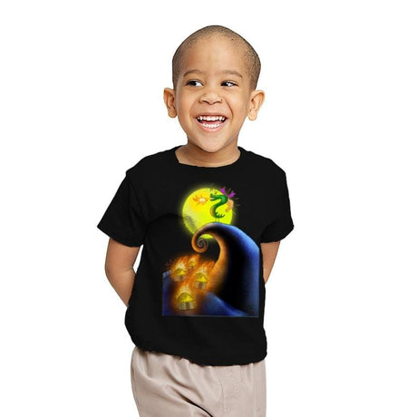 The Burnination Before Christmas - Youth T-Shirts RIPT Apparel X-small / Black