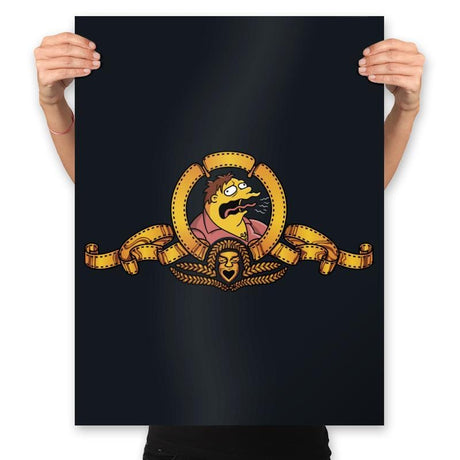 The Burp King - Prints Posters RIPT Apparel 18x24 / Black