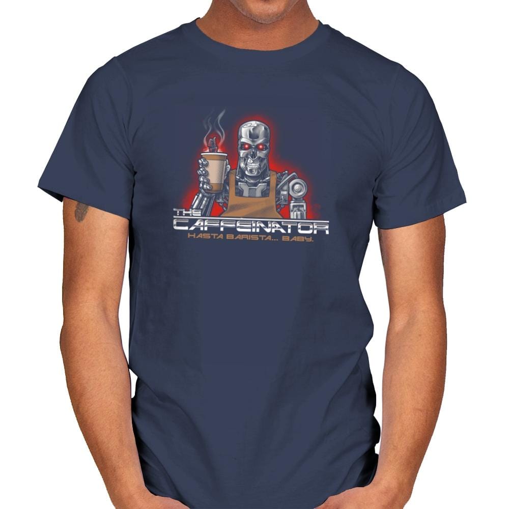 The Caffeinator Exclusive - Mens T-Shirts RIPT Apparel Small / Navy