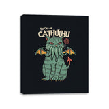 The Call of Cathulhu - Canvas Wraps Canvas Wraps RIPT Apparel 11x14 / Black