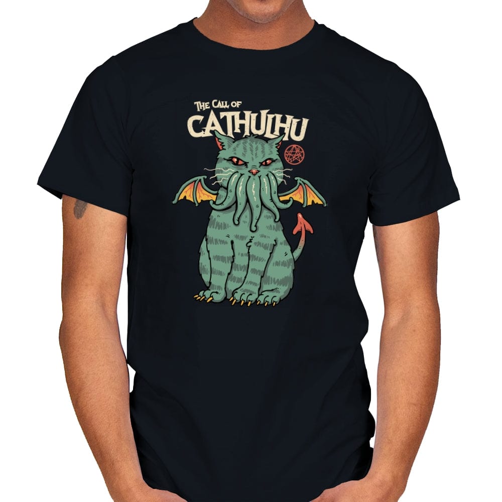 The Call of Cathulhu - Mens T-Shirts RIPT Apparel Small / Black