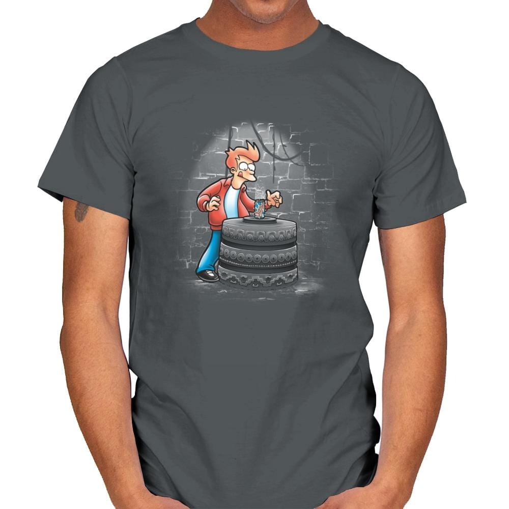 The Can - Mens T-Shirts RIPT Apparel Small / Charcoal