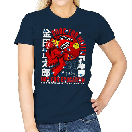 The Capsules Leader - Womens T-Shirts RIPT Apparel Small / Navy