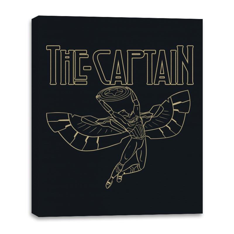 The Captain - Canvas Wraps Canvas Wraps RIPT Apparel 16x20 / Black