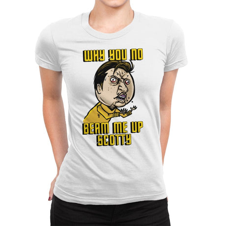 The Captain Meme - Womens Premium T-Shirts RIPT Apparel Small / White