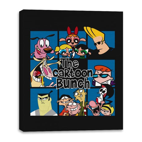 The Cartoon Bunch - Canvas Wraps Canvas Wraps RIPT Apparel 16x20 / Black