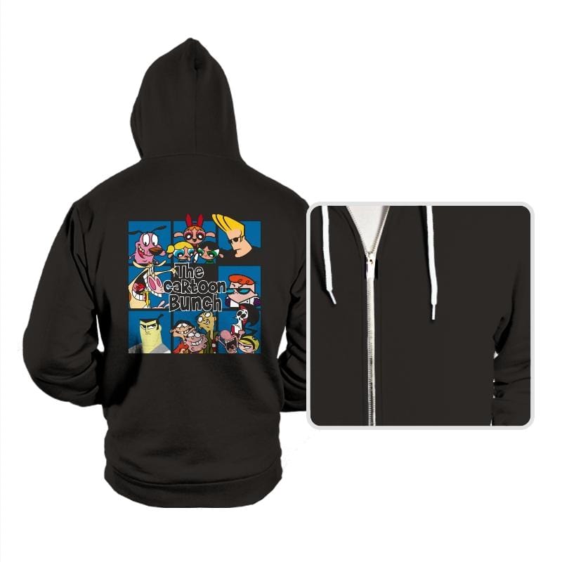 The Cartoon Bunch - Hoodies Hoodies RIPT Apparel Small / Black