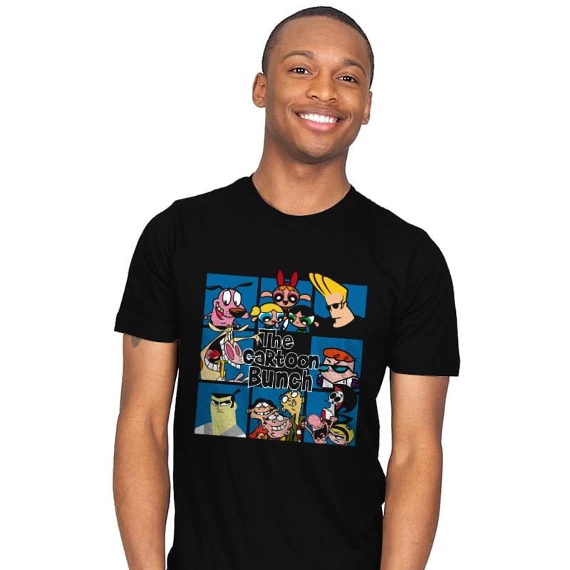 The Cartoon Bunch - Mens T-Shirts RIPT Apparel Small / Black