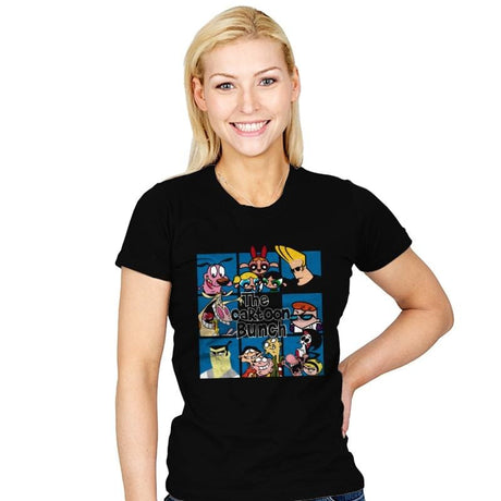 The Cartoon Bunch - Womens T-Shirts RIPT Apparel