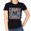 The Cartoon Bunch - Womens T-Shirts RIPT Apparel Small / Black