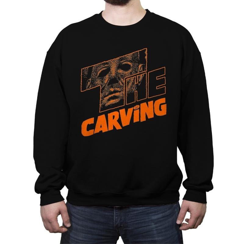 The Carving - Crew Neck Sweatshirt Crew Neck Sweatshirt RIPT Apparel Small / Black